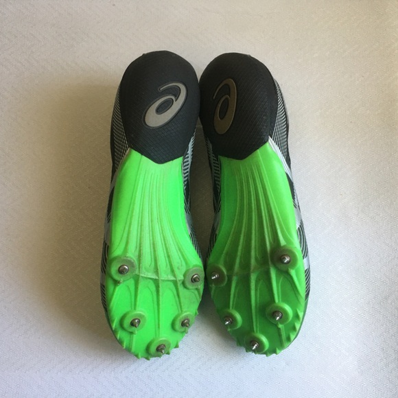 ASICS Men’s Black HyperSprint 6mm Track Spikes Size 8.5 - Picture 7 of 14